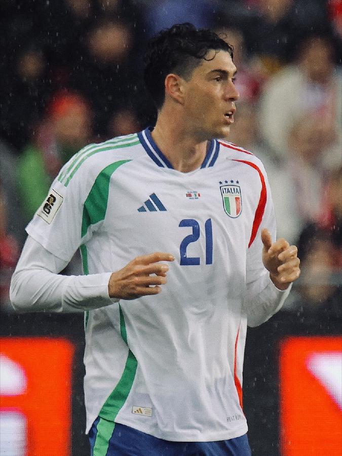 巴斯托尼意大利国家队核心角色:从欧洲杯新秀到世界杯预选赛支柱